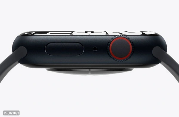 Apple Watch Series 7 (45mm) Midnight Aluminum Case With Midnight Sports Brand Regular  - Black