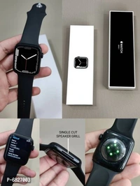 Apple Watch Series 7 (45mm) Midnight Aluminum Case With Midnight Sports Brand Regular  - Black