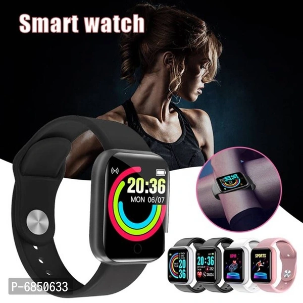D 20 Smart Bracelet Watch High Quality  - Black