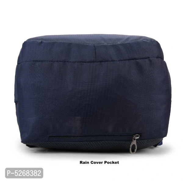 24L Westzone Waterproof Backpack With Rain Cover  - Newy Blue