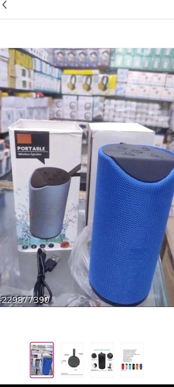 G-113 Bluetooth Speaker  - Blue