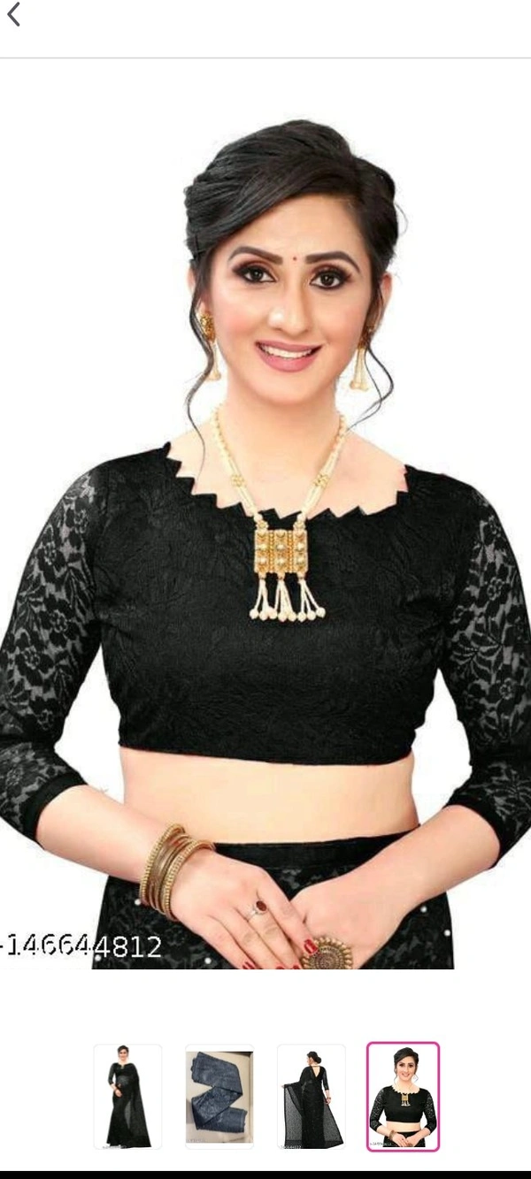Jivika Net Saaree - Magenta / Fuchsia