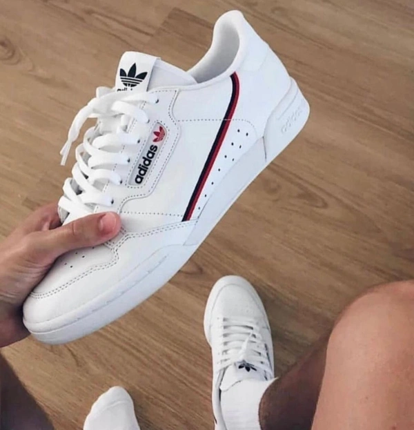 Adidas Continental 80 Sneakers White and Black - 42uk8