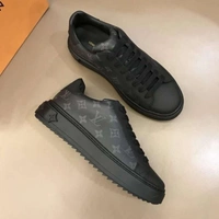 Louis vuitton black leather shoes - 42uk8