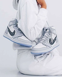 7A Replica Air jordan dior snekers for girls - 37uk4-4.5