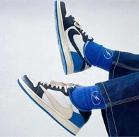 Air jordan 1 low travis scott fragment for ladies and men - 42uk8