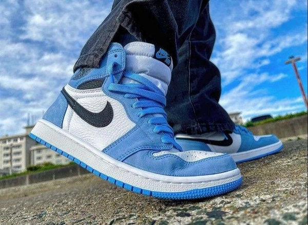 Air jordan 1 university blue snekeres for girls  - 36uk3
