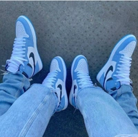 Air jordan 1 University Blue shoes for ladies - 39uk5.5