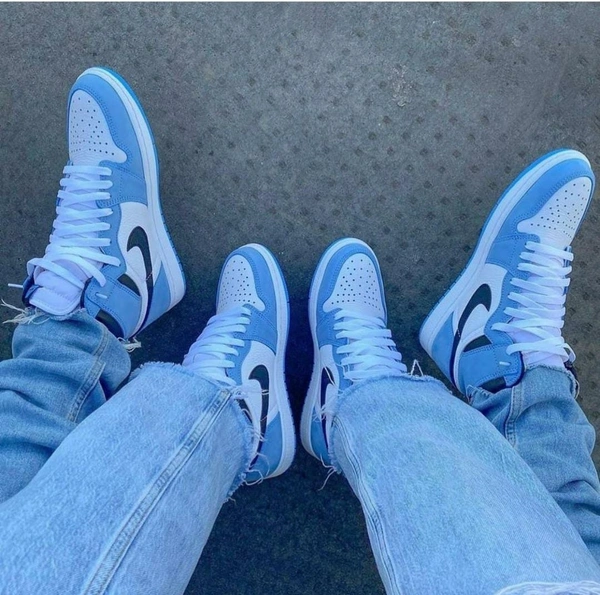 Air jordan 1 University Blue shoes for ladies - 39uk5.5