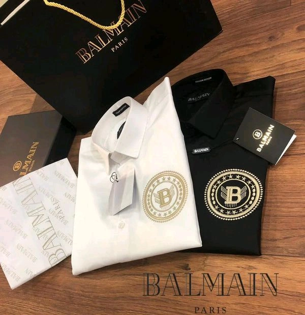 Luxury And Premium Cotton Shirt For Men - Black, S