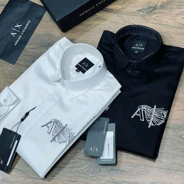 Luxury And Premium Cotton Shirt For Men - Black, S
