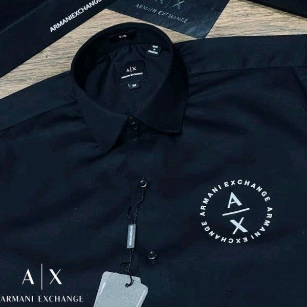 Luxury And Premium Cotton Shirt For Men - Black, S