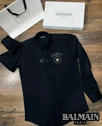 Luxury And Premium Cotton Shirt For Men - Black, S