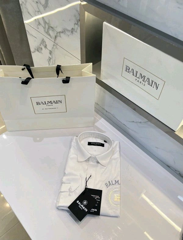 Luxury And Premium Cotton Shirt For Men - Black, S