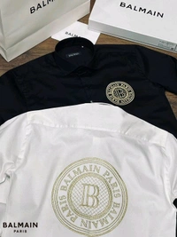 Luxury And Premium Cotton Shirt For Men - Black, S