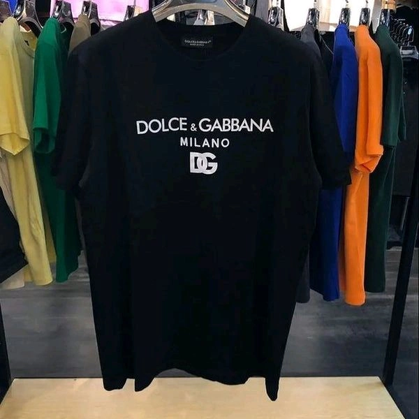 Women's Luxury Cotton T-shirts (AB11) - Black, XL
