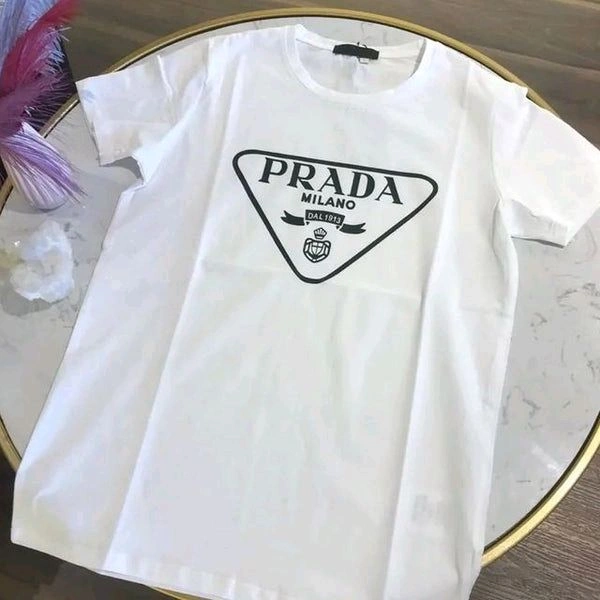 Women's Luxury Cotton T-shirts (AB3) - White, L