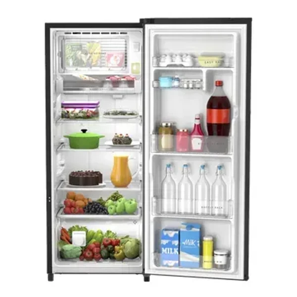 WHIRPOOL Whirlpool VitaMagic Pro 192 Litres 3 Star Direct Cool Single Door Refrigerator with Stabilizer Free Operation (72601, Alpha Steel)