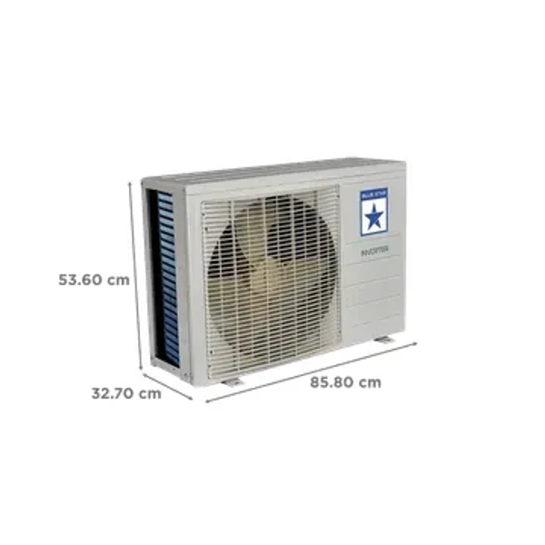 BLUE STAR Blue Star M Series 5 in 1 Convertible 1 Ton 3 Star Inverter Split AC with Turbo Cool (2023 Model, Copper Condenser, IC312MNU)