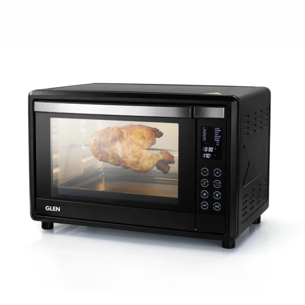 Glen Digital Oven Toaster Griller (OTG) - 45 Litres with Convection, Motorized Rotisserie, 2000W - Black (5045DIGI)