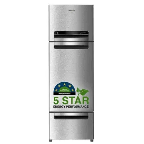 WHIRLPOOL Whirlpool FP 343D Protton Roy 330 Litres Frost Free Triple Door Refrigerator with 6th Sense ActiveFresh Technology (20817, Alpha Steel)