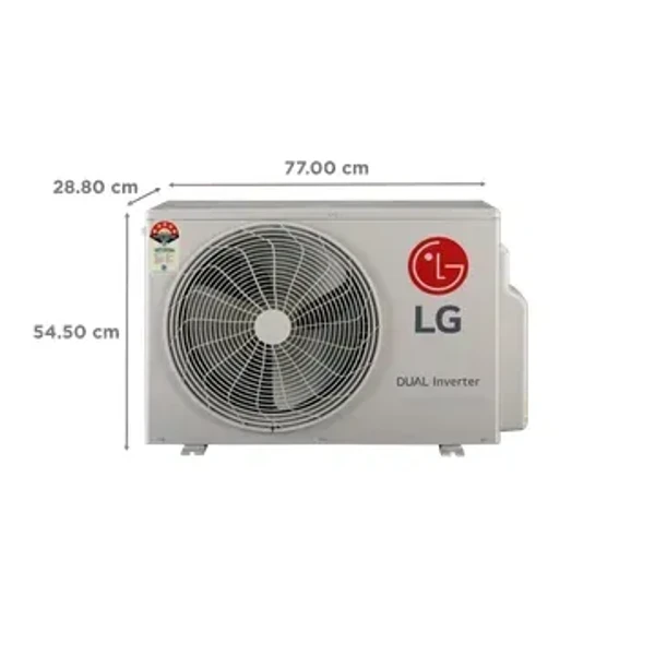 LG 6 in 1 Convertible 1 Ton 5 Star Inverter Split AC with 4 Way Swing (2024 Model, Copper Condenser, TSQ14ENZEAMLG) - 1 TON