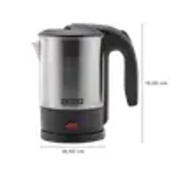 USHA EK3710 1350 Watt 1 Litre Electric Kettle with Boil Dry Protection (Silver)