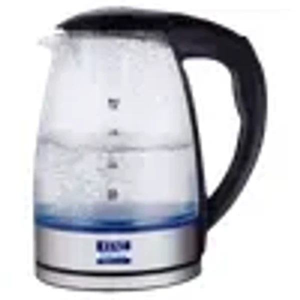 KENT Elegant 2000 Watt 1.8 Litre Electric Kettle with 360 Degree Rotation Base (Transparent)