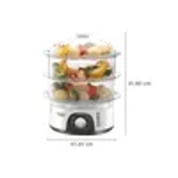 Russell Hobbs RFS800 9 Litre Electric Food Steamer with Keep Warm Function (White) 5 (1 Rating & 1 Review)