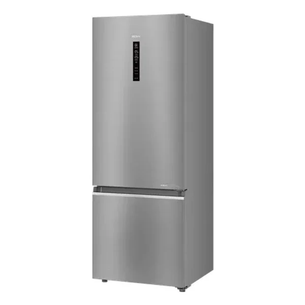 Haier 445 Litres 2 Star Frost Free Double Door Bottom Mount Convertible Refrigerator with Triple Inverter Technology (HRB-4952BIS-P, Inox Steel) - 445