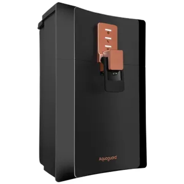 Aquaguard Premier 6.2L UV + UF Water Purifier with 5 Stage Purification (Black and Copper) - Black and Copper