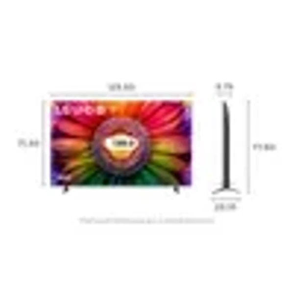 LG UR80 139 cm (55 inch) 4K Ultra HD LED WebOS TV with AI Processor 4K Gen6 (2023 model)
