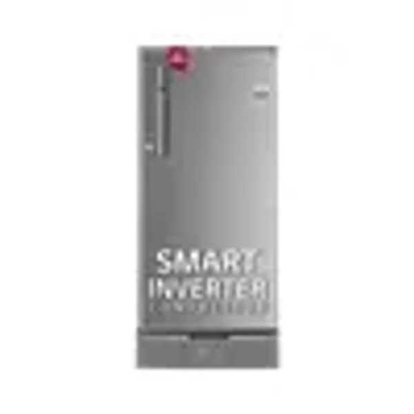  LG LG 185 Litres 4 Star Direct Cool Single Door Refrigerator with Antibacterial Gasket (GL-D199OPZY.DPZZPS, Shiny Steel)