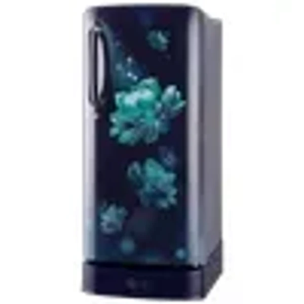  LG LG 185 Litres 3 Star Direct Cool Single Door Refrigerator with Antibacterial Gasket (GL-D201ABCD.BBCZEB, Blue Charm)