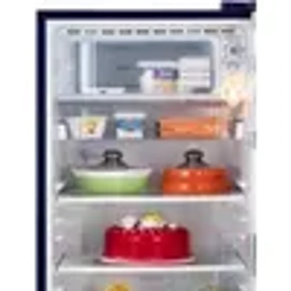 LG 185 Litres 3 Star Direct Cool Single Door Refrigerator with Antibacterial Gasket (GL-D201ABCD.BBCZEB, Blue Charm)