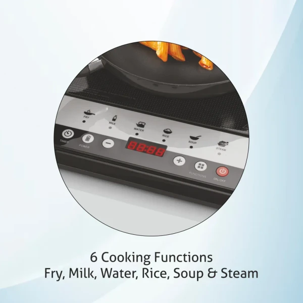 Induction Stove with 6 Pre-set Cooking Functions 1600 watt - SA 3070 IN