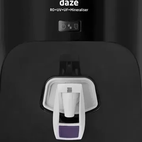 Livpure Daze 7L RO + UV + UF Water Purifier with Super Sediment Filter (Black) - Black