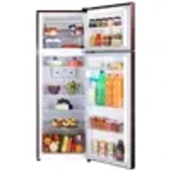 LG 242 Litres 2 Star Frost Free Double Door Refrigerator with Anti Bacterial Gasket (GLN292BSEY, Scarlet Euphoria)