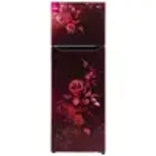 LG 242 Litres 2 Star Frost Free Double Door Refrigerator with Anti Bacterial Gasket (GLN292BSEY, Scarlet Euphoria)