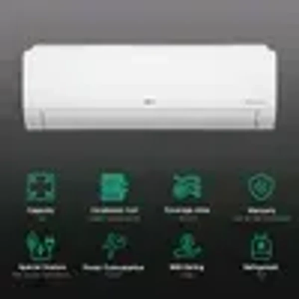 LG 6 in 1 Convertible 1 Ton 3 Star Inverter Split AC with 4 Way Swing (2024 Model, Copper Condenser, TSQ12JNXE)