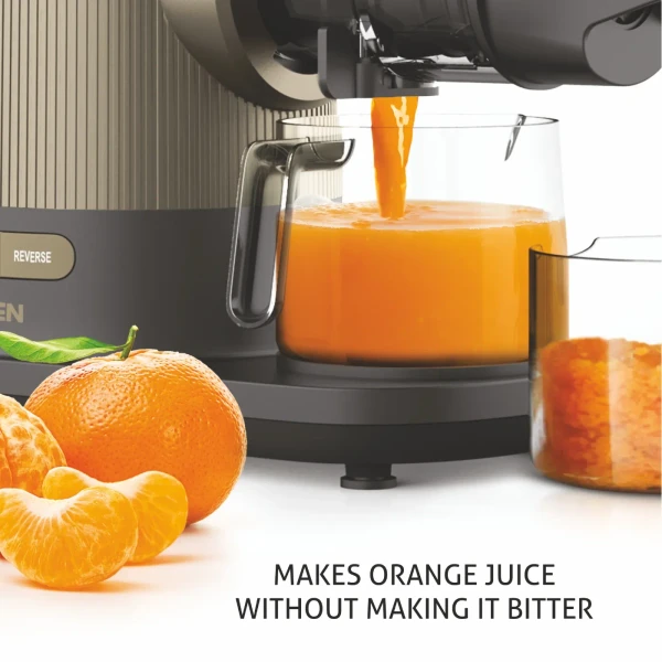 Glen Cold Press Slow Juicer 150W, Juice and Pulp containers Low Noise (4017CPJ)