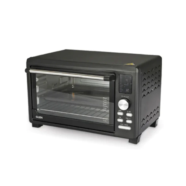 Glen Digital Oven Toaster Griller (OTG) - 23 Litres with Convection, Motorized Rotisserie 1500W - Black (5023DIGI)