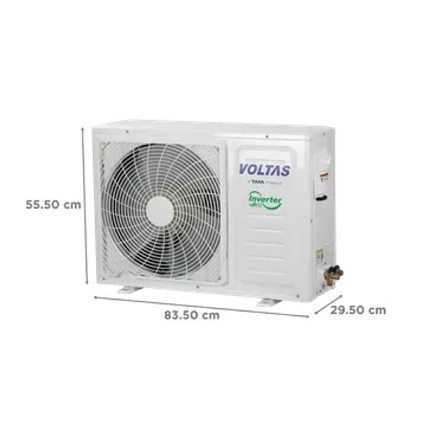 voltas VOLTAS Vectra 4 in 1 Convertible 1.3 Ton 3 Star Inverter Split AC with Anti Dust Filter (2023 Model, Copper Condenser)