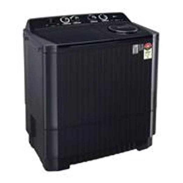 LG 11.5 Kg 5 Star Semi Automatic Top Load Washing Machine with 4 Washing Programs & Roller Jet Pulsator (P115ASKAZ, Middle Black)