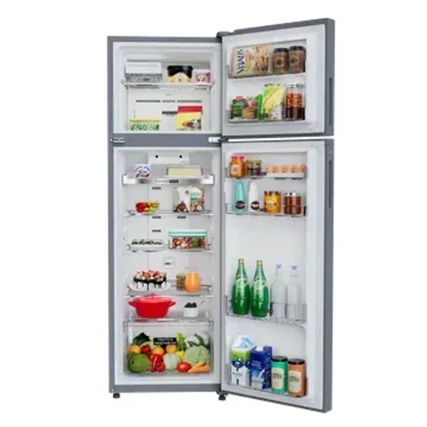 WHIRLPOOL Whirlpool Intellifresh Pro 259 Litres 2 Star Frost Free Double Door Convertible Refrigerator with 6th Sense Technology (Grey)