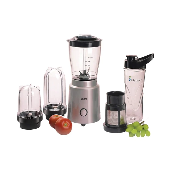 Glen Active-Blender Multi Fuction, 350W, 20000 RPM Mixer, Grinder, Blender, Juicer, 1 Bottle and 3 Jars (4048 NMF)