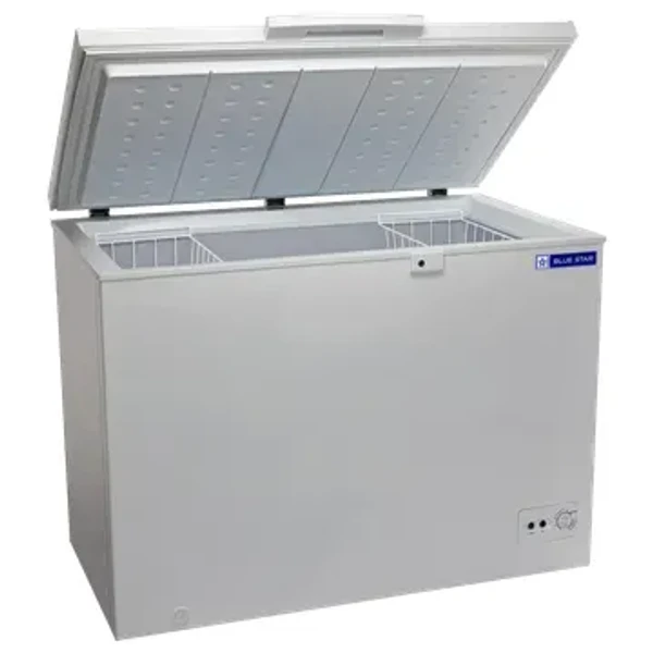 BLUE STAR Blue Star 192 Litres 4 Star Single Door Deep Freezer (Direct Cooling Technology, CF4-225DSW, White)