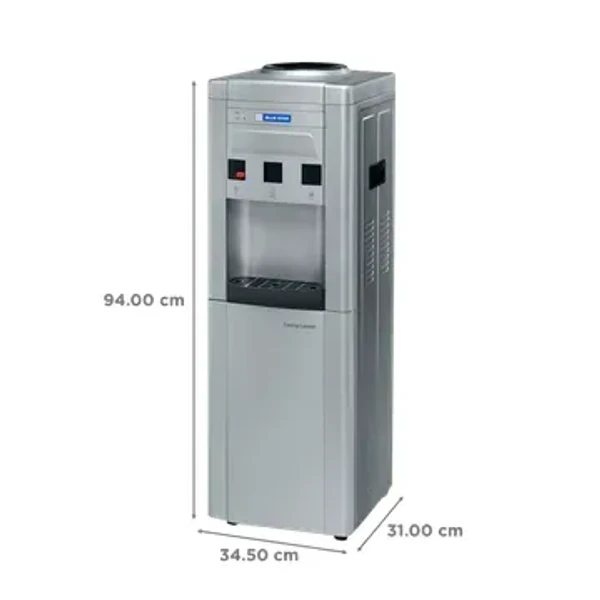 BLUE STAR Blue Star GA Series Hot, Cold & Normal Top Load Water Dispenser with Cooling Cabinet (Grey)