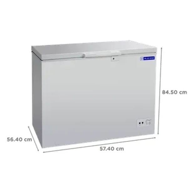 BLUE STAR Blue Star 95 Litres 3 Star Single Door Deep Freezer (Direct Cooling Technology, CF3-125DSW, White)