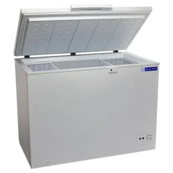 BLUE STAR Blue Star 95 Litres 3 Star Single Door Deep Freezer (Direct Cooling Technology, CF3-125DSW, White)